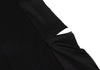 ISSEY MIYAKE JAPAN. FETE Side Frill Black Cotton Skirt