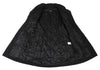 HIROKO KOSHINO JAPAN. HIROKO BIS Black Wire Collar Padding Poly Coat