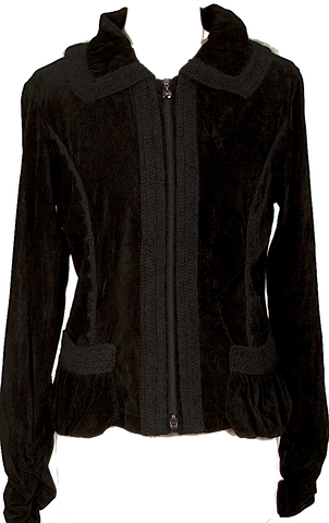 Marni Italy.  Grey Wool Blend Tweed Pattern Evening Jacket
