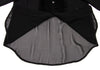 COMME des GARCONS  COMME des GARCONS JAPAN. Black Washed Frill Semi-Sheer Shirt