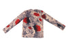 COMME des GARCONS JAPAN. Pink Poly Rose Tattoo Print Stretch Shirt/Top