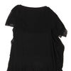 ISSEY MIYAKE JAPAN. NEW W/TAG FETE A-POC Waist Drape Black Mesh Switching Knit Skirt