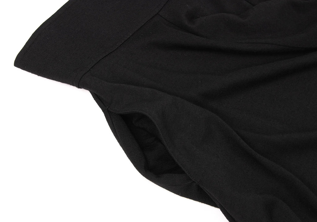 COMME des GARCONS JAPAN. TRICOT.  Black Wool High Waist Flare Skirt