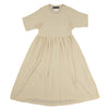 COMME des GARCONS Semi-Sheer Beige Short Sleeve Dress