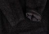 Sybilla Madrid. Black Shaggy Wool Double Coat