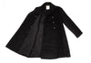 Sybilla Madrid. Black Shaggy Wool Double Coat