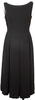 Sybilla Madrid. Black Rayon Blended Pleats Sleeveless Dress