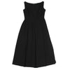Sybilla Madrid. Black Rayon Blended Pleats Sleeveless Dress