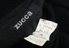 ISSEY MIYAKE JAPAN. zucca, Black Wool Peak Lapel Chester Coat