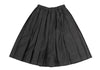 COMME des GARCONS JAPAN. TRICOT. Black Pleated Denim Skirt