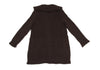 ISSEY MIYAKE JAPAN. zucca Brown Wool Big Shawl Collar Knit Cardigan