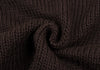 ISSEY MIYAKE JAPAN. zucca Brown Wool Big Shawl Collar Knit Cardigan