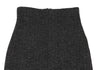 ROMEO GIGLI  ITALY. Charcoal Herringbone Weave Long Skirt