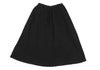 R by 45rpm JAPAN. Black Cutting Cotton Flare Skirt