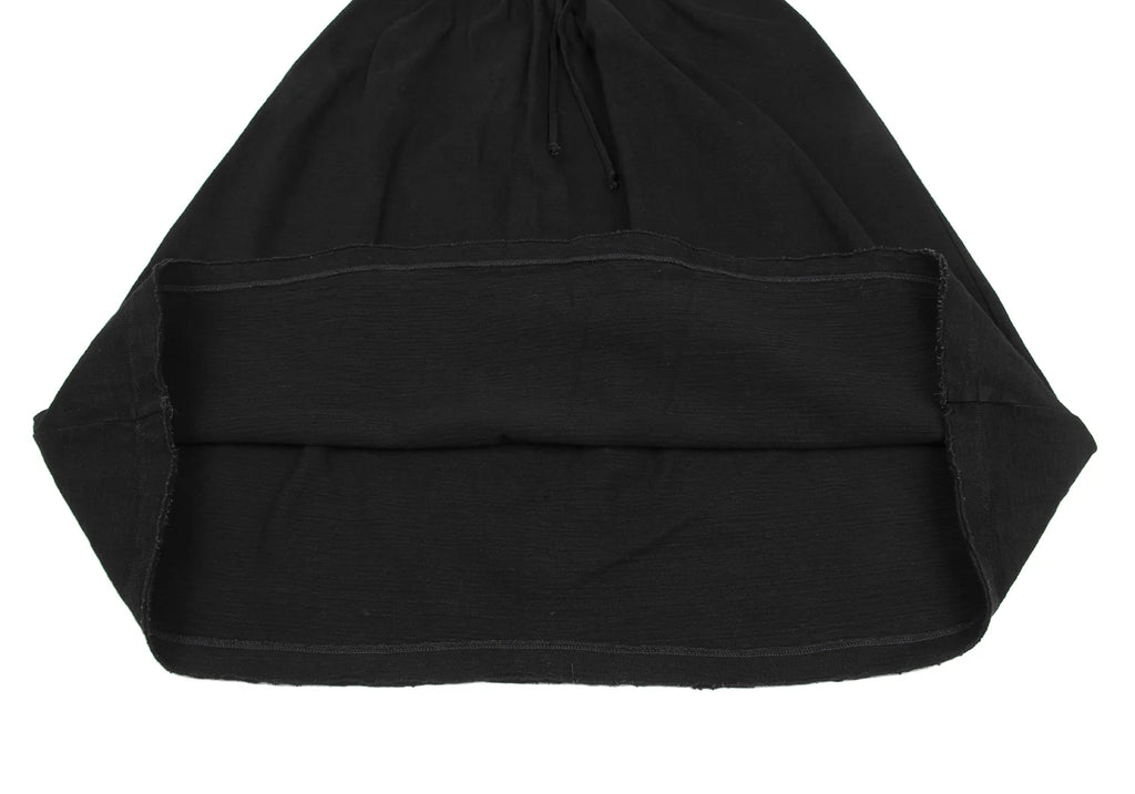 R by 45rpm JAPAN. Black Cutting Cotton Flare Skirt