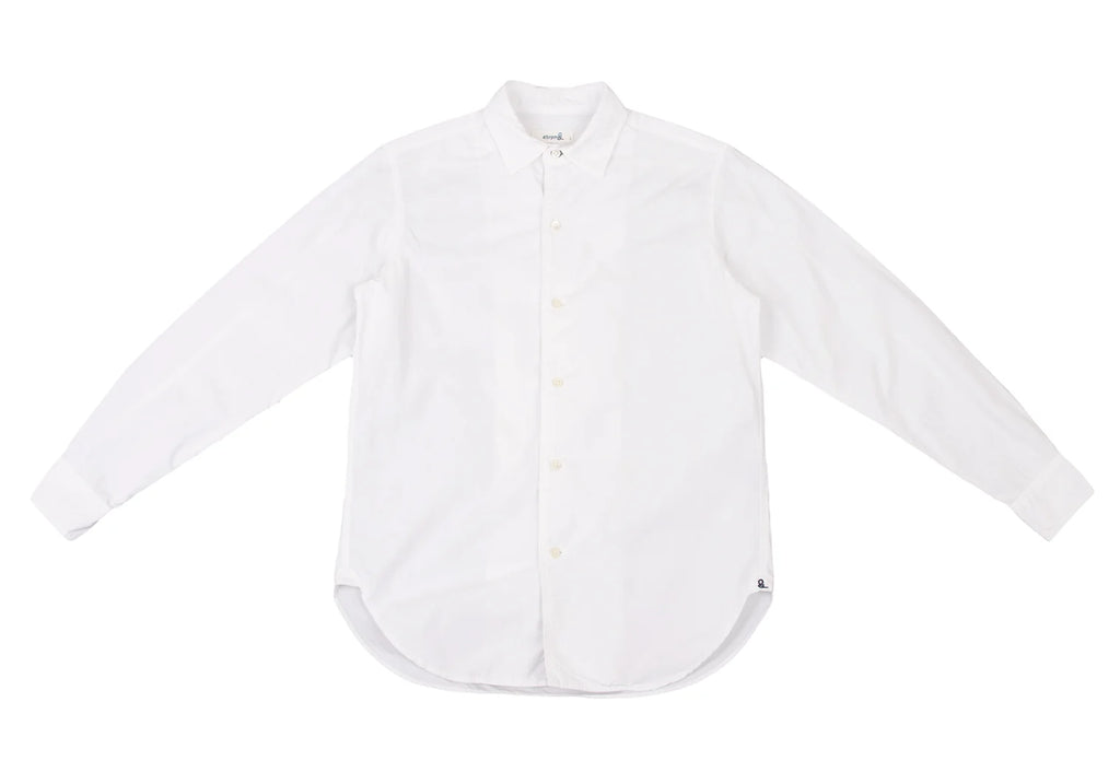45rpm 45R JAPAN. White Cotton Broad Long Sleeve Shirt
