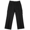 ISSEY MIYAKE JAPAN. sunaokuwahara, Black Wool Pinstripe Double Pants