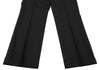 ISSEY MIYAKE JAPAN. sunaokuwahara, Black Wool Pinstripe Double Pants