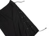 Yves Saint Laurent Paris. rive gauche. Black Side Lace Up Skirt