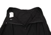 COMME des GARCONS JAPAN. TRICOT. Black Rayon Silk Switching Flare Skirt