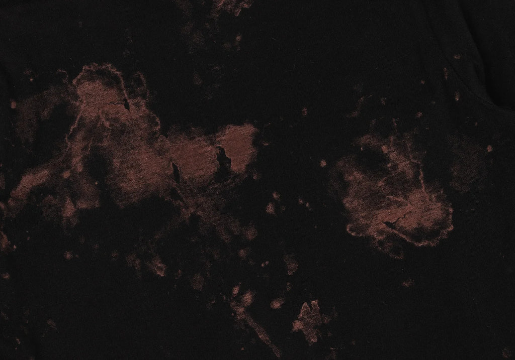COMME des GARCONS JAPAN. Black, Brown Bleach Design Shirt