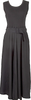 YOHJI YAMAMOTO JAPAN.  WORKSHOP Black Rayon Switching Belted Dress