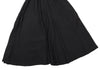 YOHJI YAMAMOTO JAPAN.  WORKSHOP Black Rayon Switching Belted Dress