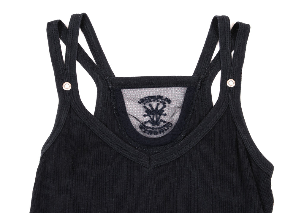 MARITHE + FRANCOIS GIRBAUD  PARIS. LE CASUAL DE MARITHE FRANCOIS GIRBAUD Navy Color Ribbed Top