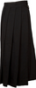 COMME des GARCONS JAPAN. TRICOT. Black Wool Gaba Pleated Wrap Skirt