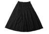 Mademoiselle NON NON Japan. Black Stretch Wool Pleated Skirt