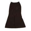 ROMEO GIGLI ITALY. Brown Striped Slit Stretch Skirt