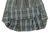 BEAMS JAPAN. Demi-Luxe Sky blue, Multi-Color Checked Tuck Design Skirt