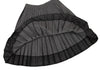 MaxMara ITALY. SPORTMAX Grey Switching Wool Pleats Skirt