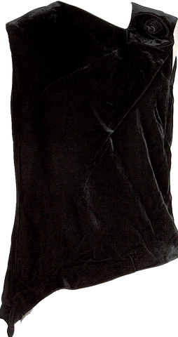 Rick Owens Paris. Black Semi-Sheer Zip Up Mesh Jacket Top With Pailettes