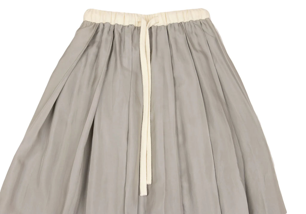 COMME des GARCONS JAPAN. robe de chambre. Grey Switching Pleats Skirt