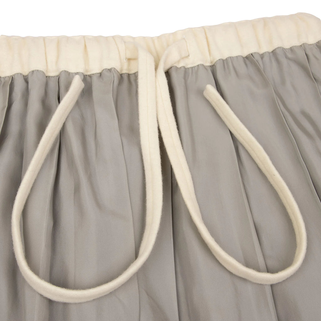 COMME des GARCONS JAPAN. robe de chambre. Grey Switching Pleats Skirt