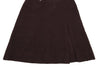 ISSEY MIYAKE JAPAN. zucca. Bordeaux Wool Zipper Design Skirt