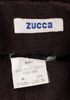 ISSEY MIYAKE JAPAN. zucca. Bordeaux Wool Zipper Design Skirt