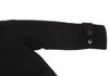 ISSEY MIYAKE JAPAN. zucca Black Wool Melton Hooded Coat