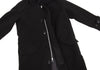 ISSEY MIYAKE JAPAN. zucca Black Wool Melton Hooded Coat