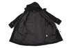 ISSEY MIYAKE JAPAN. zucca Black Wool Melton Hooded Coat
