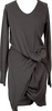SENSOUNICO JNBY JAPAN. Charcoal Color Wool Twist Design Knit Dress