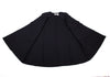 KRIZIA PARIS. Navy Wool No Collar 1B Long Jacket
