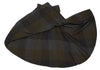 Yohji Yamamoto Japan. NOIR Charcoal, Khaki Block Plaid Check Switching Design Skirt