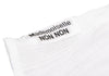 Mademoiselle NON NON JAPAN. White Cotton Waist Cord See-through Shirt