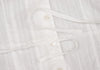 Mademoiselle NON NON JAPAN. White Cotton Waist Cord See-through Shirt