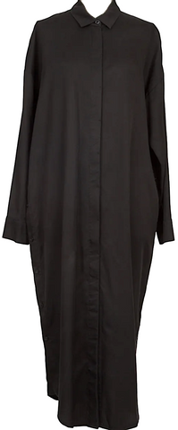 Celine Paris. Phoebe Philo Designed Black Viscose/Acetate Blend Mini Dress