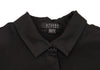 A/T ATSURO TAYAMA JAPAN. Black Side Button Design Long Shirt Dress
