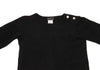 agnes b. PARIS. Black Angora Blend Shoulder Button Knit Dress