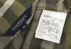 BURBERRY LONDON. Khaki Silk Blend Box Pleats Check Shirt Dress